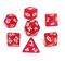 Aurora Collection - Ruby Inferno Dice Set