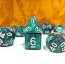 Aurora Collection - Mystic Emerald Dice Set