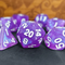 Aurora Collection – "Mystic Amethyst" 7-Dice Set