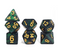 Aurora Collection -  Emerald Lumina Dice Set