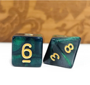 Aurora Collection -  Emerald Lumina Dice Set