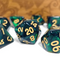 Aurora Collection -  Emerald Lumina Dice Set