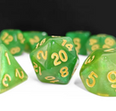 Aurora Collection -  Emerald Radiance Dice Set