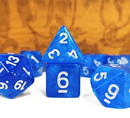 Aurora Collection -  Azure Frost Dice Set