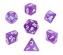 Aurora Collection – "Mystic Amethyst" 7-Dice Set