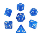 Aurora Collection -  Azure Frost Dice Set