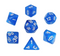 Aurora Collection -  Azure Frost Dice Set