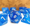 Aurora Collection -  Azure Frost Dice Set