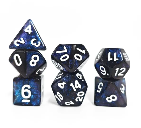 Aurora Collection - Cosmic Nebula Dice Set