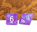 Aurora Collection – "Mystic Amethyst" 7-Dice Set