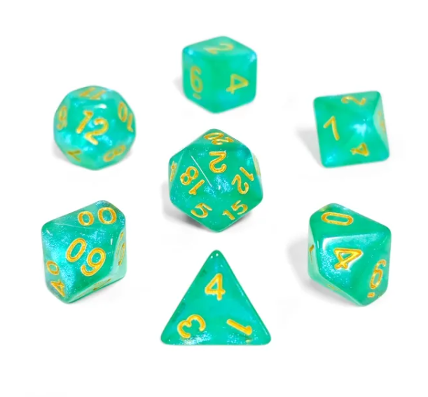 Aurora Collection -Ocean's Embrace Dice Set