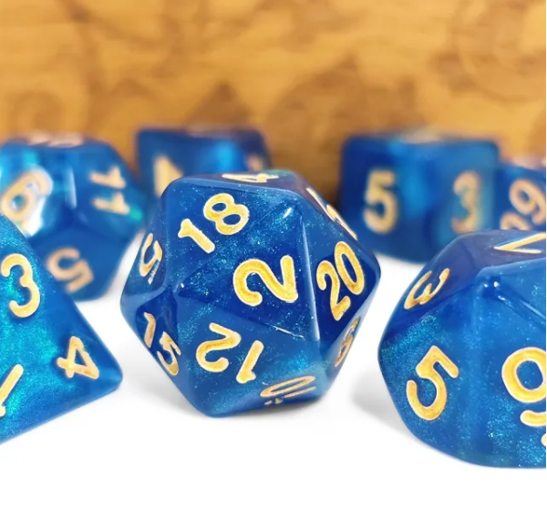 Aurora Collection - Water Wonder Dice Set