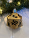 PREORDER Christmas Ornament - D20 Oversized Dice | Availably in Several Colors