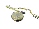 Mini Metal Dice Locket – Antique Brass Finish