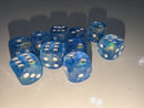 Single d6 Old Glitter Borealis Sky | Single Pipped d6