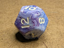 Chessex Rainbow Pearl Lapis/white d12 – Rare Single Die