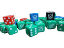Mystery Orc Logo Dice – 16mm Square Edge d6 (Chessex) – Random Color (Single Die)