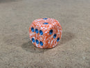 Chessex Speckled® Tangerine™ 16mm d6 – Out of Print 1990s Rare Single Die