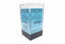 Chessex Borealis Sky Blue/White Polyhedral 7-Die Set – OOP New Glitter (Non-Luminary, Rare)
