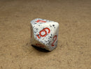 Chessex Speckled® Red Dalmatian d10 – Out of Print 1990s Rare Single Die