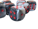 Chessex Gemini® Black-White/Red 20mm d6 – Out of Print OOP Large Single Die DG2021