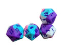 Oversized Silicone d20 Dice – Soft, Quiet Roll – Colorful RPG Dice 22mm (sold per piece)