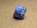 Chessex Rainbow Pearl® Lapis/White d8 – Out of Print 1990s Rare Single Die