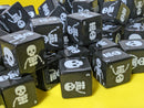 Skeleton Build-a-Bone Dice – 16mm Black D6 (Sold Per Piece)