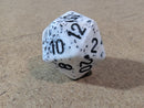 Chessex Speckled® Dalmatian d20 – Out of Print 1990s Rare Single Die