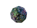 Rainbow Metal d60 Hollow Dice – Single Die