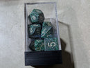 Chessex Golden Jungle™ Speckled Polyhedral Dice Set – OOP / Rare (CHX LE362)