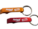 Natuna Light Seltzer Bottle Opener Keychain – Aluminum – Random Color (Red or Orange)