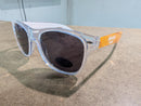 Bud Light Orange Promotional Sunglasses – Clear Frame with Orange Branded Arms