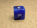 Chessex Rainbow Pearl® Lapis/White d6 – Out of Print 1990s Rare Single Die