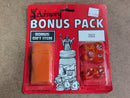 The Armory Bonus Pack® Orange Dice Set – Vintage 1985 Rare Sealed Blister Pack