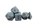 Concrete Gray – Matte Finished Dice | 7-Dice RPG Set