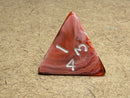 Chessex Rainbow Pearl Garnet/white d4 – Rare Single Die