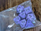 Chessex POD Set ; Purple with Black numbers 7-Dice Set