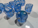 Single d6 Old Glitter Borealis Sky | Single Pipped d6