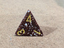 Chessex Speckled® Chocolate™ d4 – Out of Print 1990s Rare Single Die
