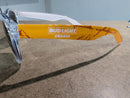 Bud Light Orange Promotional Sunglasses – Clear Frame with Orange Branded Arms