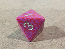 Chessex Speckled® Coral Reef™ d8 – Out of Print 1990s Rare Single Die