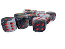 Chessex Gemini® Black-White/Red 20mm d6 – Out of Print OOP Large Single Die DG2021