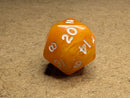 Chessex Rainbow Pearl® Amber/White d20 – Out of Print 1990s Rare Single Die