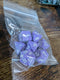 Chessex POD Set ; Purple with White numbers 7-Dice Set
