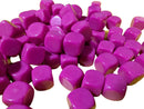 Blank 16mm Dice – Solid Pink / Magenta – Smooth Acrylic – Single Die