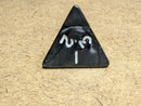 Chessex Rainbow Pearl Onyx/white d4 – Rare Single Die