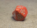 Chessex Speckled® Golden Fire™ Tens 10™ d10 – Out of Print 1990s Rare Single Die