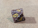 Chessex Speckled® Chocolate d8 – Out of Print 1990s Rare Single Die