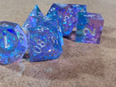 Fairly Frolic – 7-Piece Resin Sharp Edge Dice Set | RPG Dice